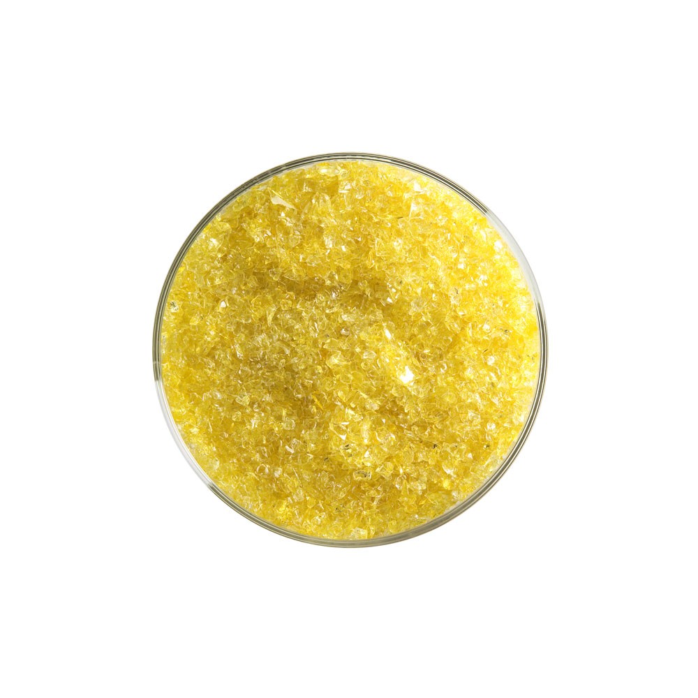 Bullseye Frit - Marigold Yellow - Medium - 450g - Transparent