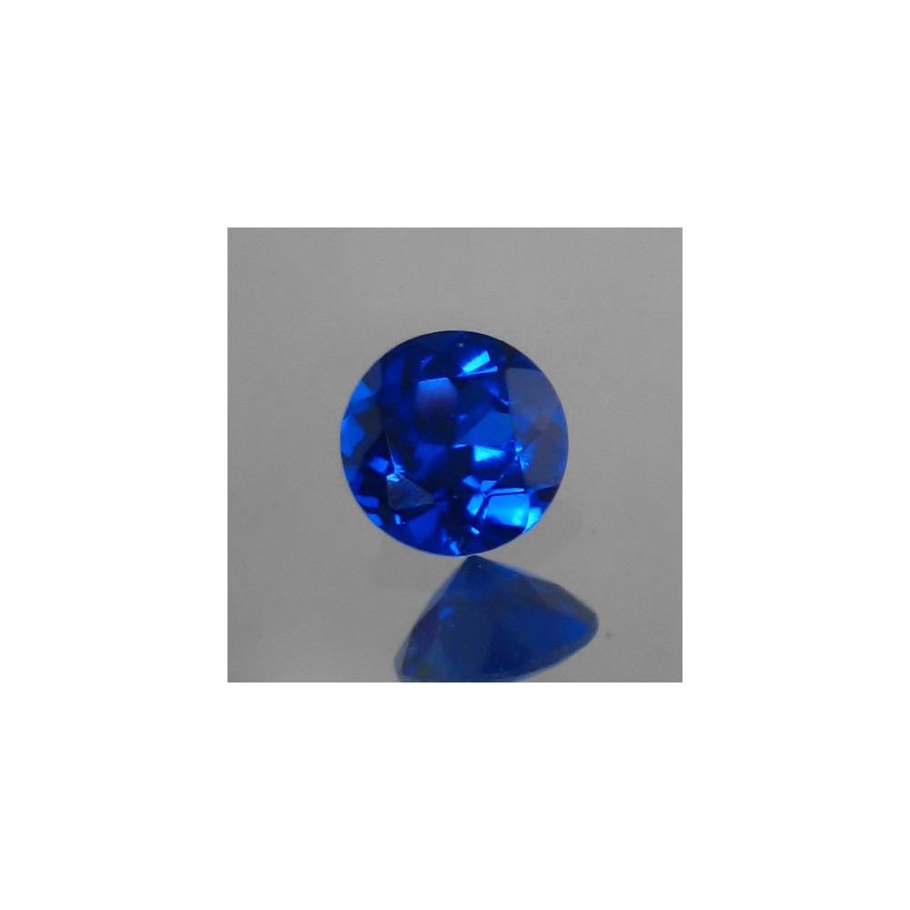 Cubic Zirconia - Sapphire - Round - 2.5mm - 10pcs