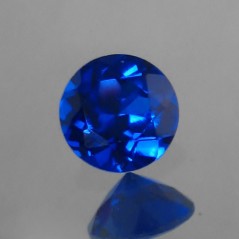 Cubic Zirconia - Sapphire - Round - 2.5mm - 10pcs