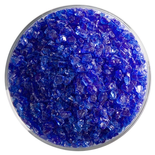 Bullseye Frit - True Blue - Coarse - 450g - Transparent