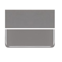 Bullseye Deco Gray - Opalescent - 2mm - Thin Rolled - Fusible Glass Sheets