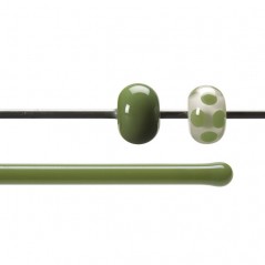 Bullseye Rods - Olive Green - 4-6mm - Opalescent