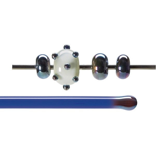 Bullseye Rods - Blue Lustre - 4-6mm - Transparent