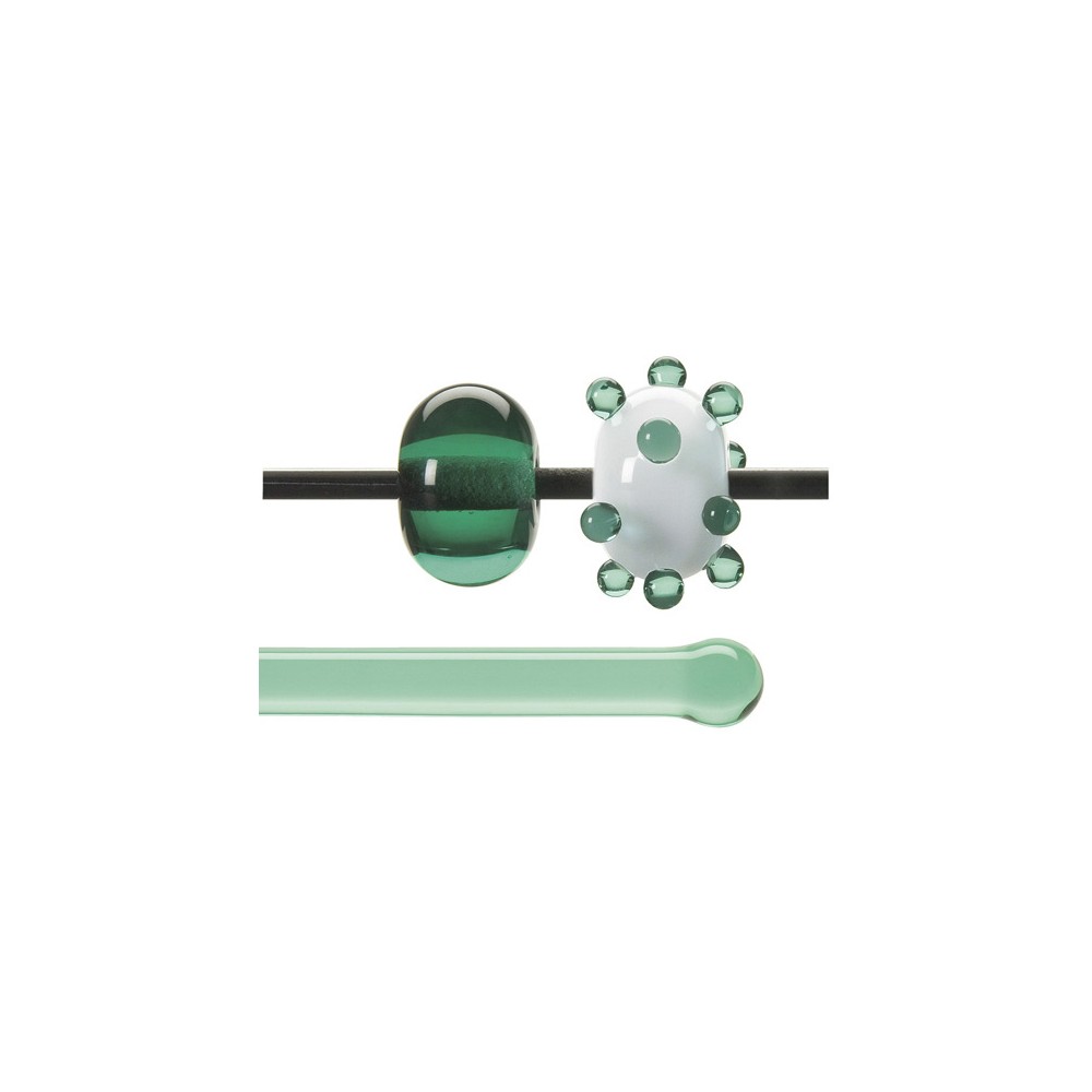 Bullseye Rods - Pale Emerald - 4-6mm - Transparent