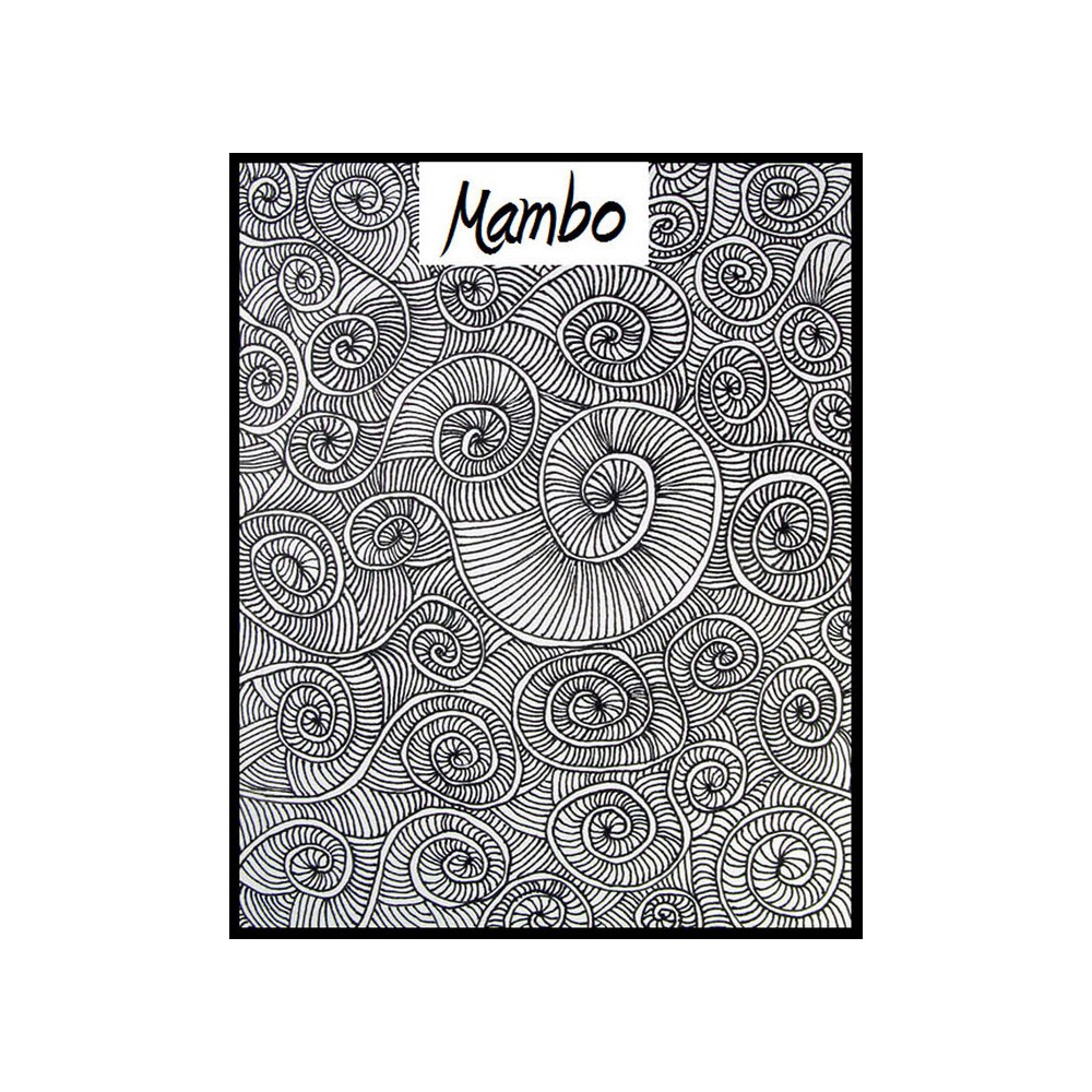 Rubber Stamp Mat - Mambo - 10x12.5cm