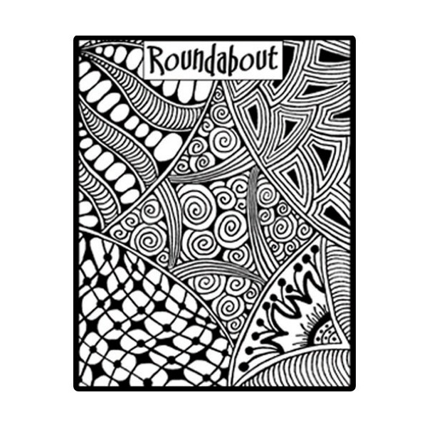 Rubber Stamp Mat - Roundabout - 10x12.5cm