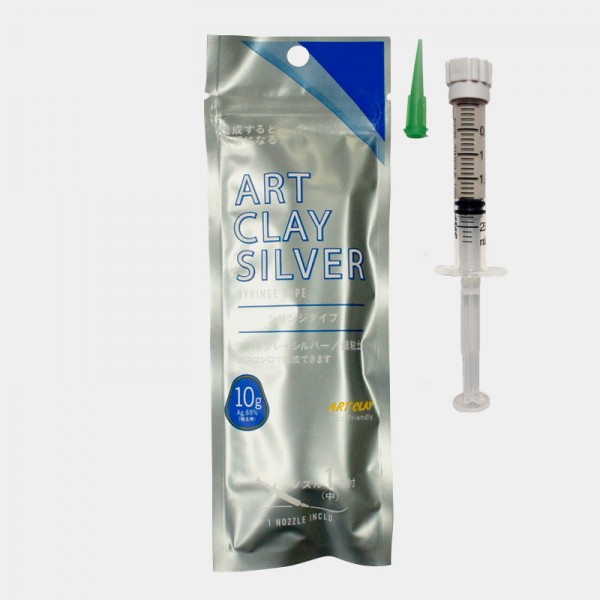 Art Clay Silver - Syringe with 1 Nozzle - 10g