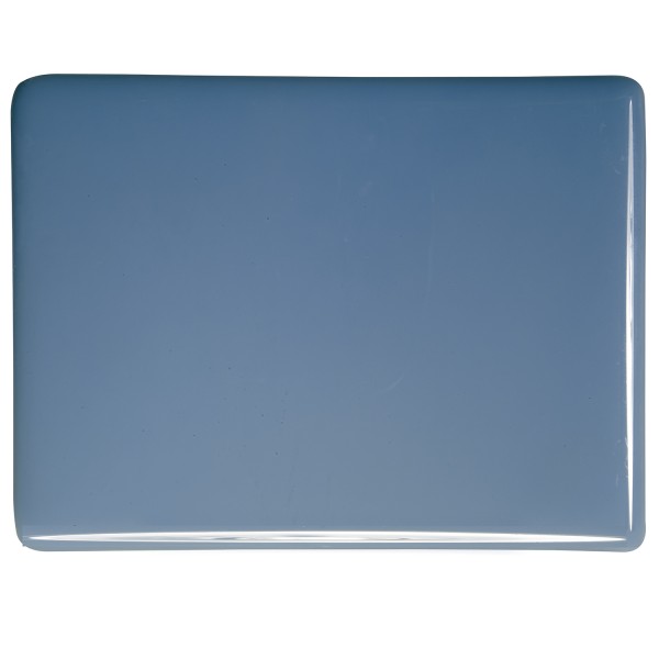 Bullseye Dusty Blue - Opalescent - 3mm - Fusible Glass Sheets