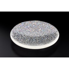Bullseye Frit - Clear Irid Rainbow - Coarse - 450g - Transparent