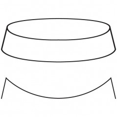 Spherical Bowl - 28.9x7.6cm - Fusing Mould