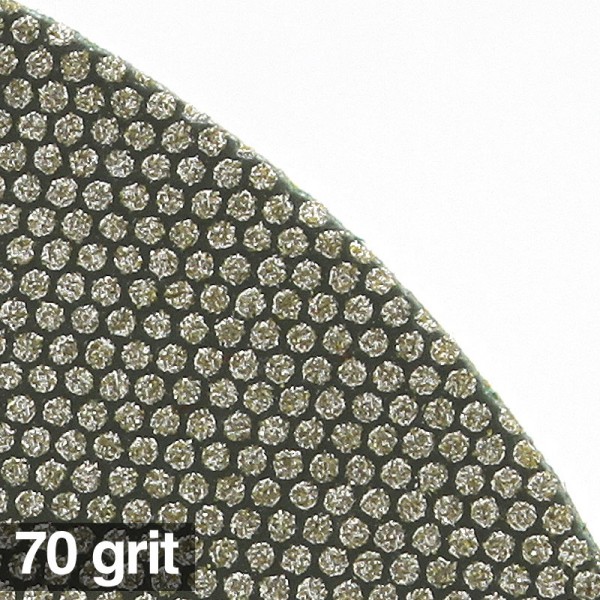 Diamond Pad - 8"/203mm - 70 grit - Self-Adhesive