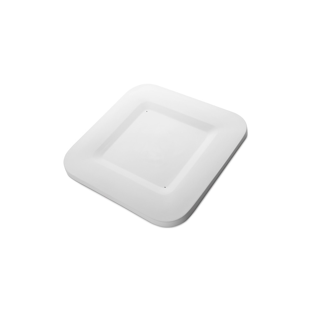 Square Plate - 33.2x33.2x1.9cm - Base: 21.5x21.5cm - Fusing Mould