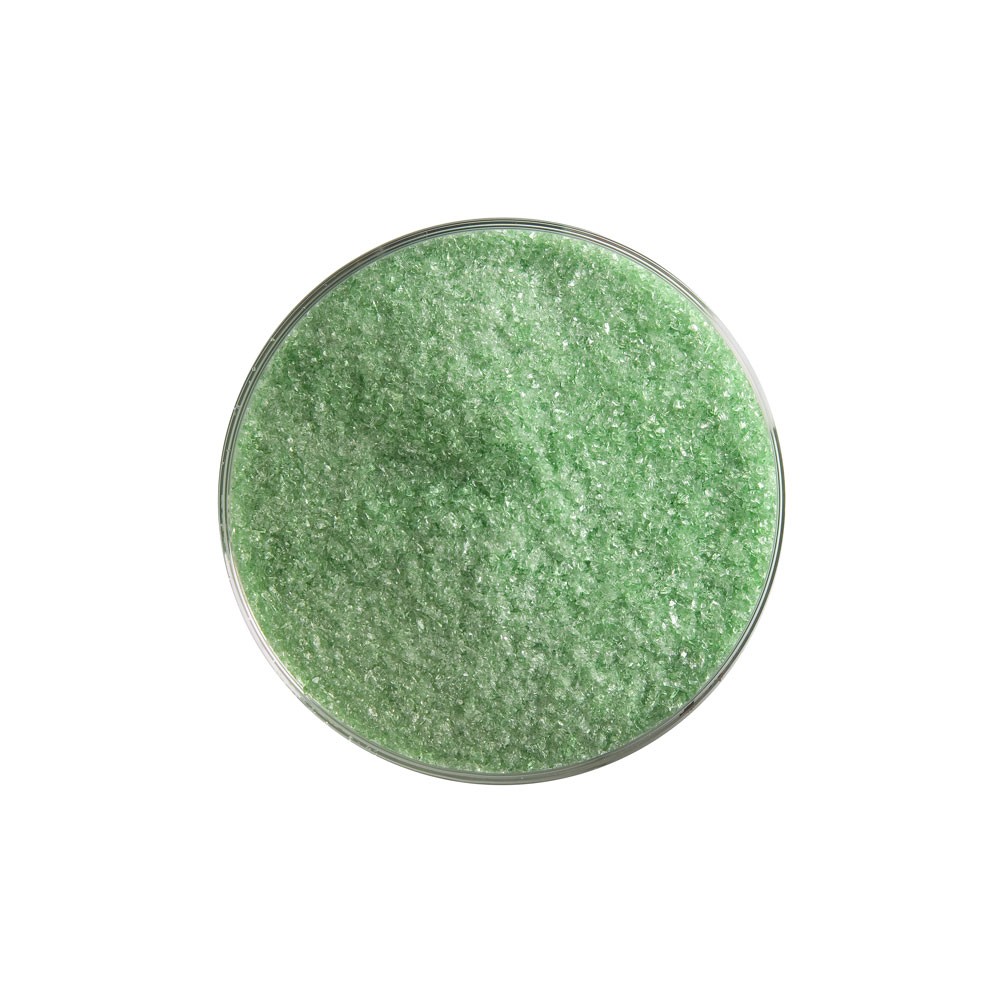 Bullseye Frit - Light Green - Fine - 2.25kg - Transparent