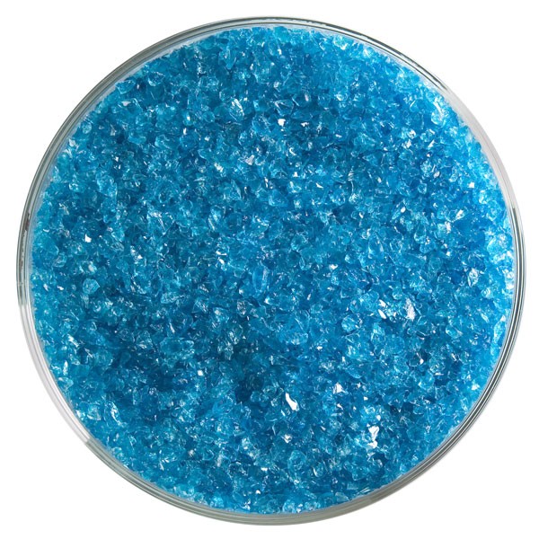 Bullseye Frit - Turquoise Blue - Medium - 2.25kg - Transparent