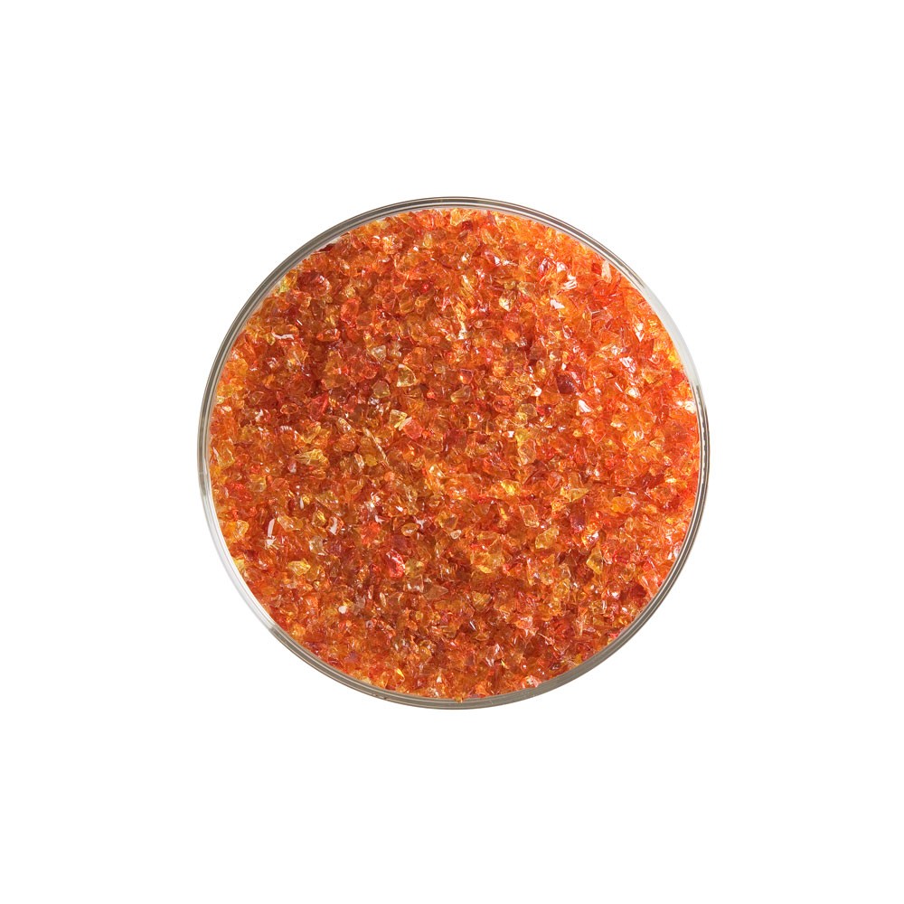 Bullseye Frit - Red - Medium - 2.25kg - Transparent