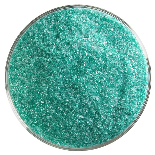 Bullseye Frit - Emerald Green - Fine - 2.25kg - Transparent