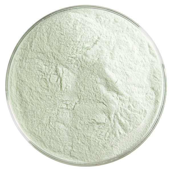Bullseye Frit - Light Green - Powder - 2.25Kg - Transparent