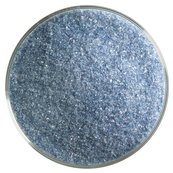 Bullseye Frit - Steel Blue - Fine - 2.25kg - Transparent