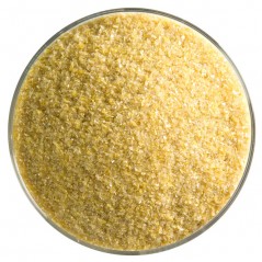 Bullseye Frit - Golden Green - Fine - 2.25kg - Opalescent