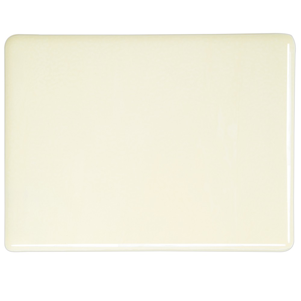 Bullseye Warm White - Opalescent - 2mm - Thin Rolled - Fusible Glass Sheets                