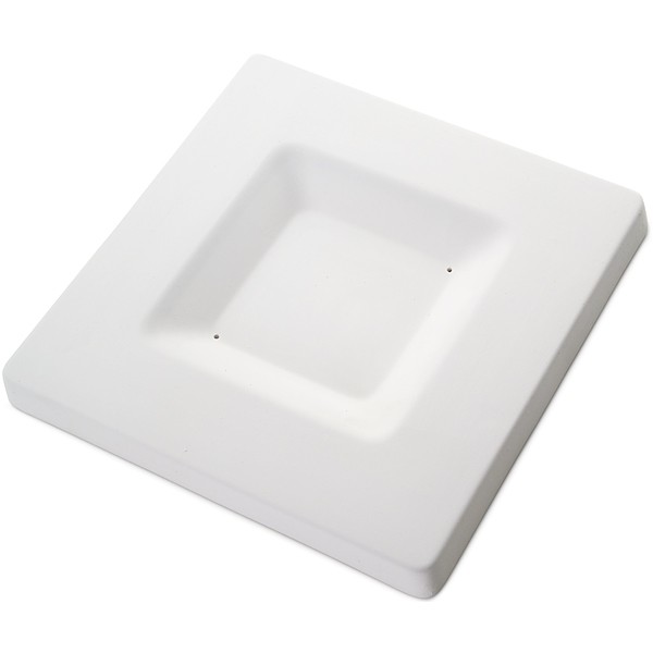 Soft Edge Square Platter - 23x23x2.2cm - Base: 13.5x13.5cm - Fusing Mould