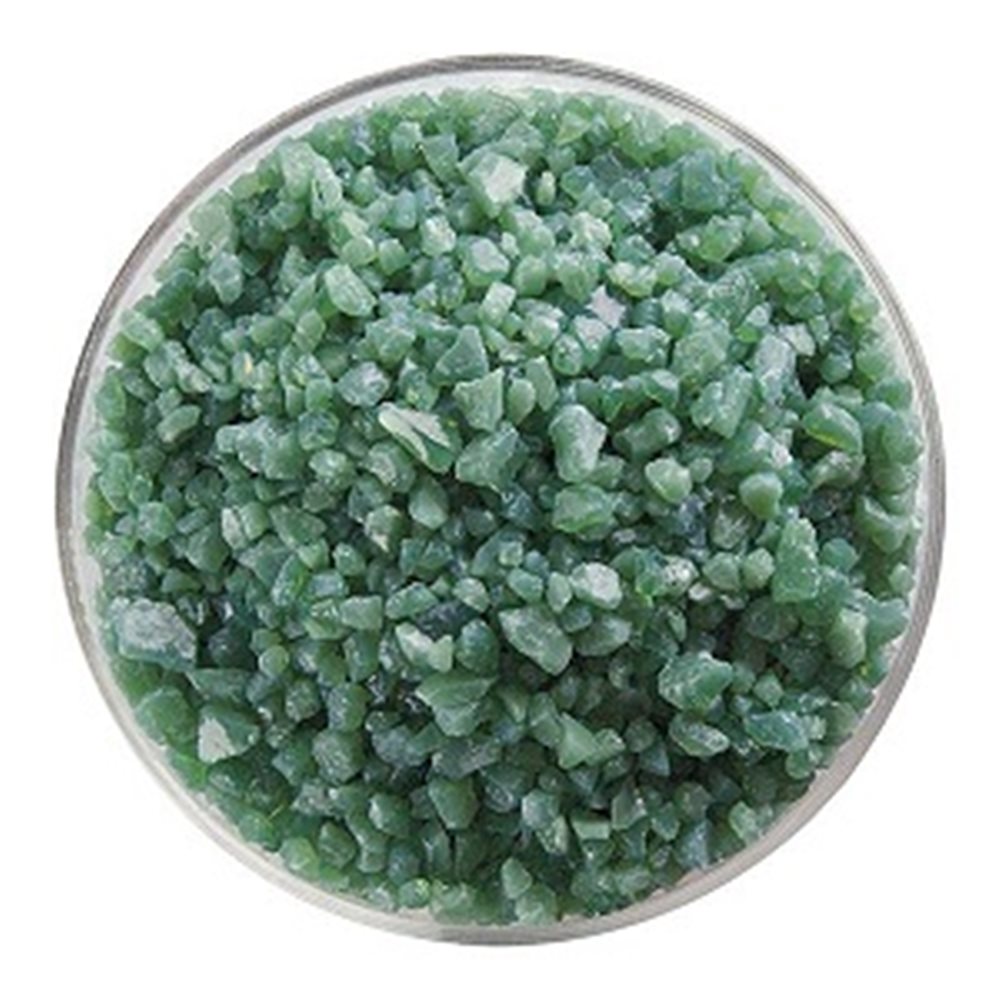 Bullseye Frit - Mineral Green - Coarse - 450g - Opalescent